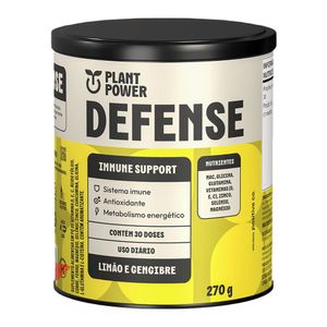 Suplemento Alimentar em Pó Limão e Gengibre Defense Plant Power 270g