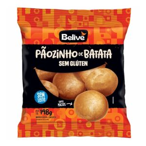 Pãozinho de Batata Sem Glúten Belive 198g