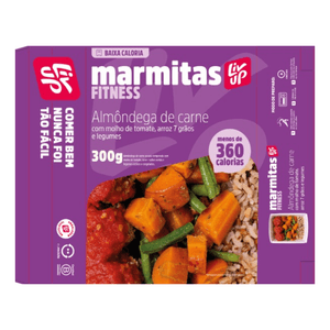 Almôndega de Carne com Arroz Marmitas Fitness Livup 300g