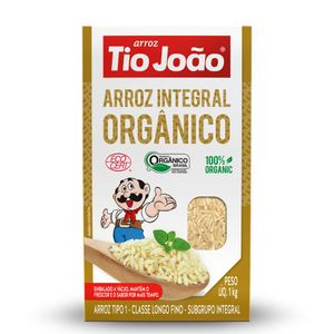 Arroz Integral Orgânico Tio João 1kg