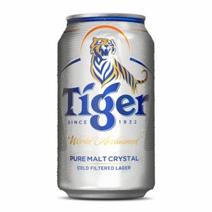 Cerveja Puro Malte Tiger Crystal Lata 350ml