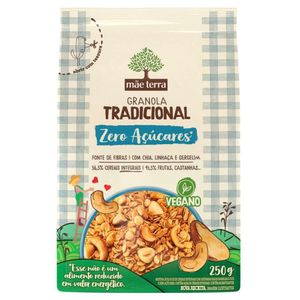 Granola Tradicional Mãe Terra Zero Açúcares 250g