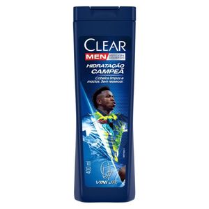 Shampoo Anticaspa Clear Hidratação Campeã by Vini Jr 400 ml