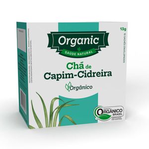 Chá Orgânico Capim Cidreira Organic 12g com 10 unidades