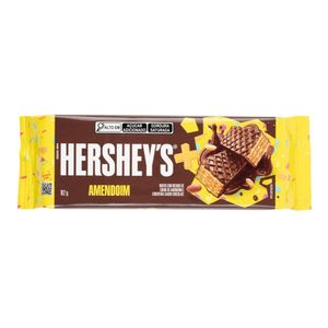 Wafer Amendoim com Chocolate Mais Hershey's 102g