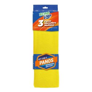 Jogo de Panos Super Kit Multiúso Echolimp com 3 Unidades