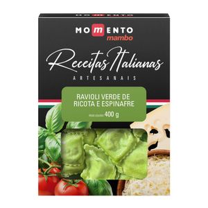 Ravioli Verde de Ricota e Espinafre Momento Mambo 400g