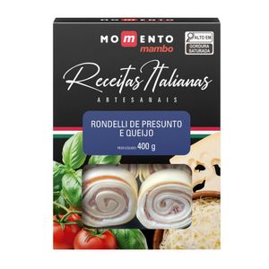 Rondelli de Presunto e Queijo Momento Mambo 400g