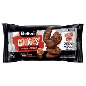 Cookies de Avelã e Chocolate Sem Açúcar Belive 67g