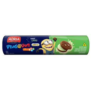 Biscoito Recheado de Limão Plugados Adria 120g