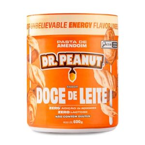 Pasta de Amendoim Sabor Doce de Leite Sem Lactose Dr. Peanut 600g