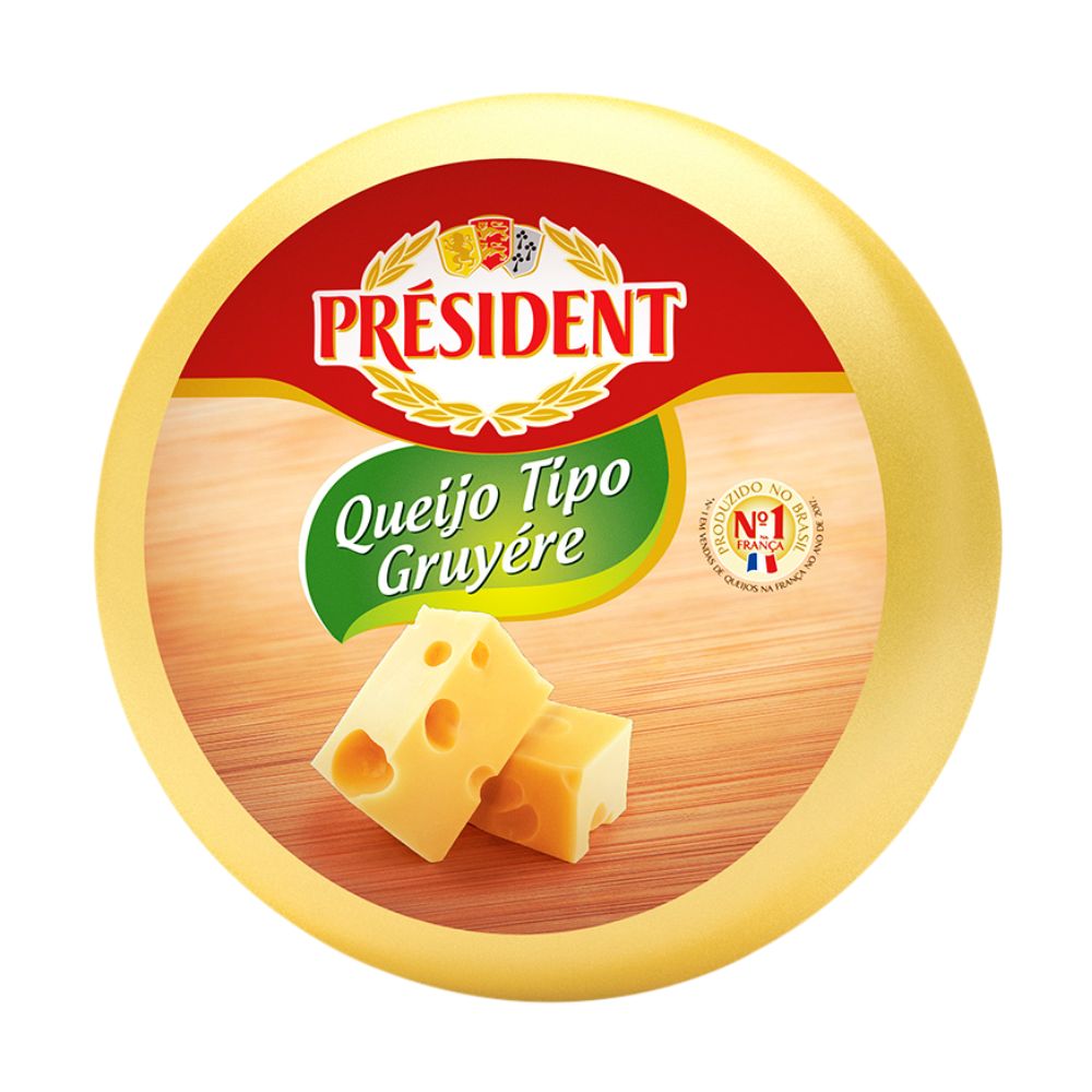 Queijo Tipo Gruyere Fracionado Président Kg