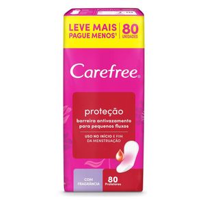 Protetor Diário Proteção com fragrância com 80 Unidades