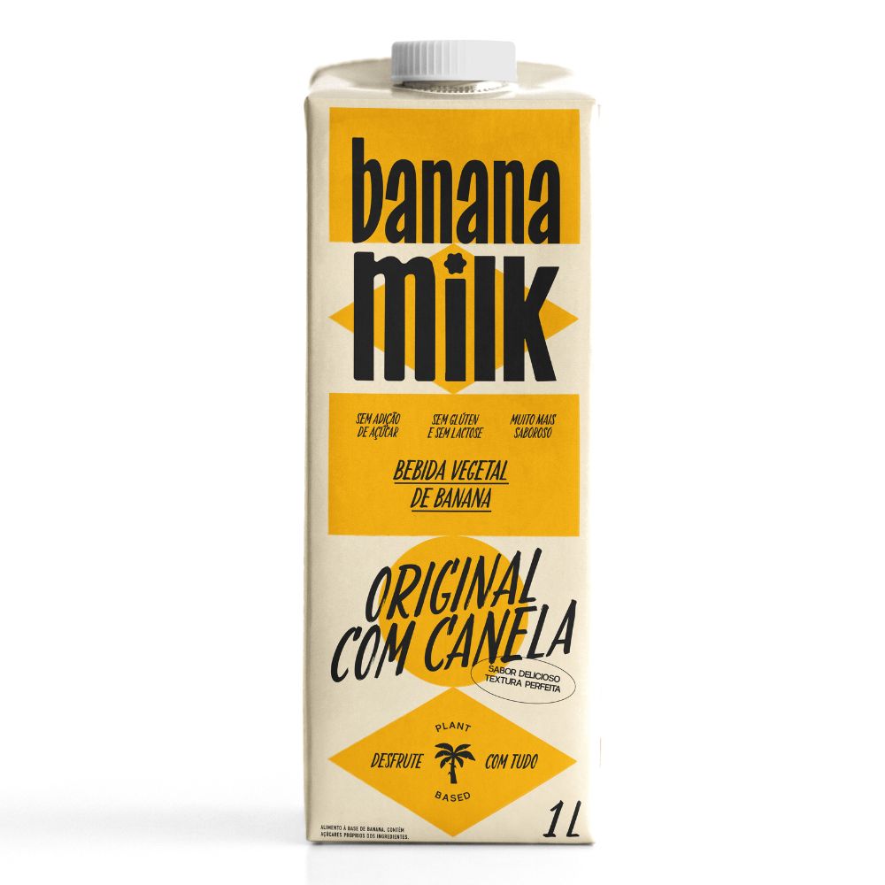 Bebida Vegetal de Banana Original com Canela 1L Banana Milk