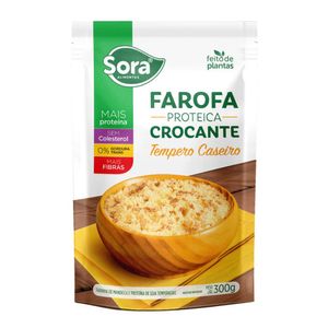 Farofa Proteica Crocante Tempero Caseiro Sora 300g