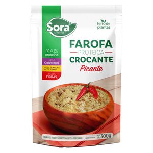 Farofa Proteica Crocante Picante Sora 300g