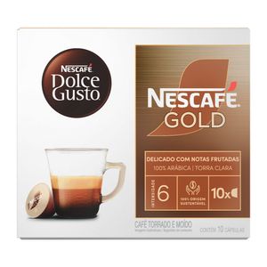 Cápsula de Café Notas Trufadas Gold Dolce Gusto & Nescafé 60g com 10 Unidades