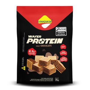 Biscoito Wafer Proteico de Chocolate Sem Lactose Lowçucar 35g