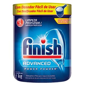 Detergente em Pó para Máquina de Lavar Louças Finish 1kg