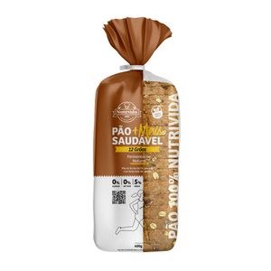 Pão Integral Vegano 12 Grãos Nutrivida 400g