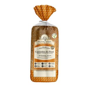 Pão Integral Vegano Castanha-do-Pará Nutrivida 400g