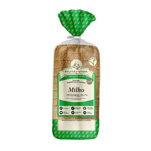 Pão Integral Vegano de Milho Nutrivida 400g