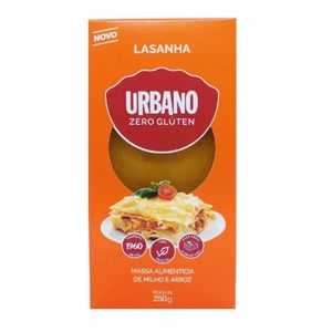 Lasanha de Milho e Arroz Sem Glúten Urbano 250g