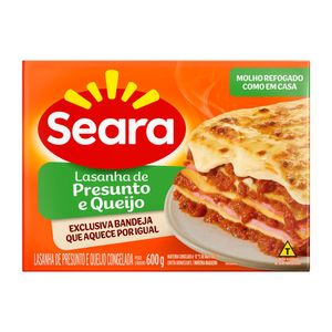 Lasanha de Presunto e Queijo Seara 600g