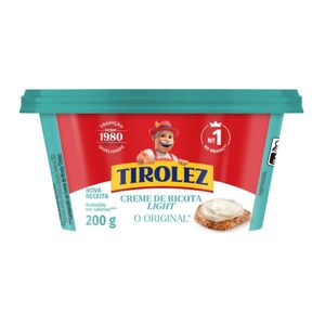 Creme de Ricota Light Tirolez 200g