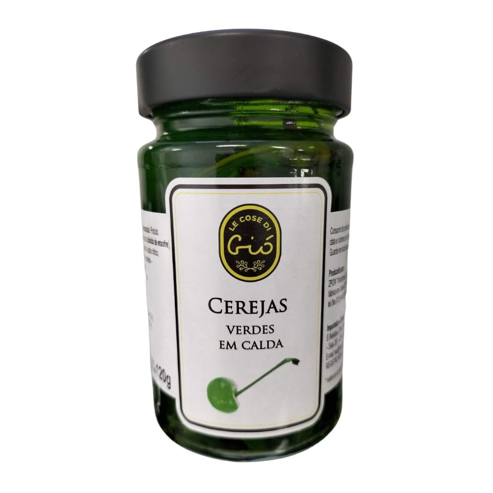 Cerejas Verdes em Calda Italiana Le Cose di Gió 120g