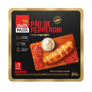 Pão de Pepperoni com Requeijão Santa Massa 240g