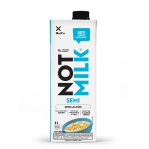Bebida Vegetal Semidesnatada Sem Lactose Not Milk 1L