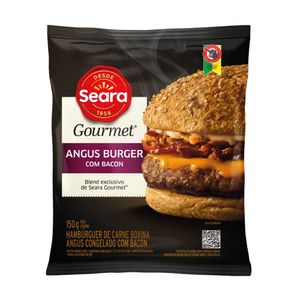 Hambúrguer Angus com Bacon Congelado Seara Gourmet 150g