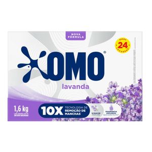 Sabão em Pó Lavanda Omo 1,6kg