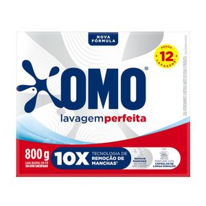 Lava Roupa em Pó Lavagem Perfeita Omo 800g