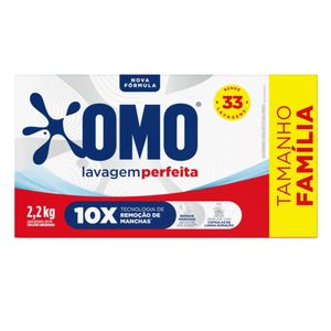 Lava Roupa em Pó Lavagem Perfeita Omo 2,2kg