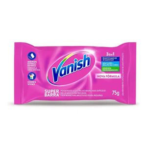 Tira Manchas Super Barra para roupas coloridas Vanish 75g