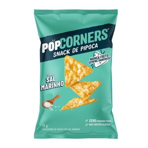 Snack Sea Salt Sem Glúten Popcorners 57g