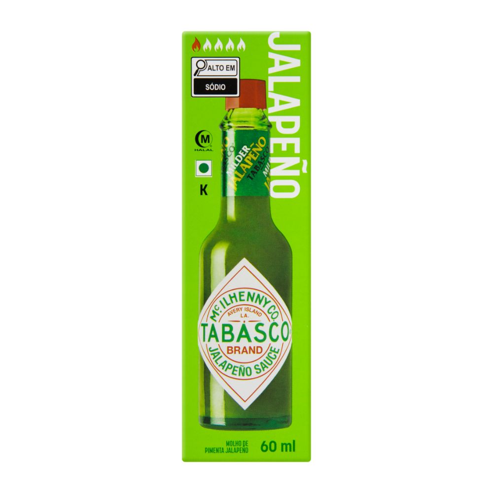 Molho de Pimenta Jalapeño Tabasco 60ml