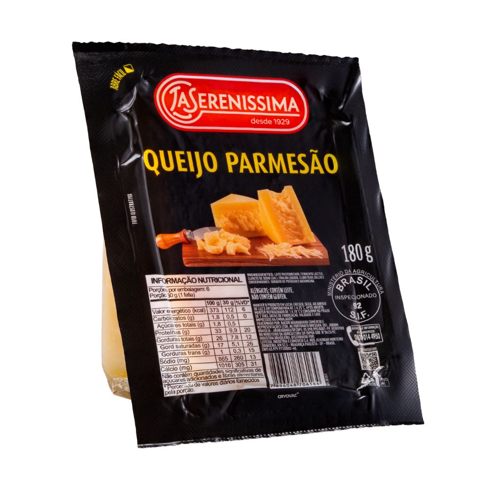 Queijo Parmesão Fracionado La Serenissima 180g