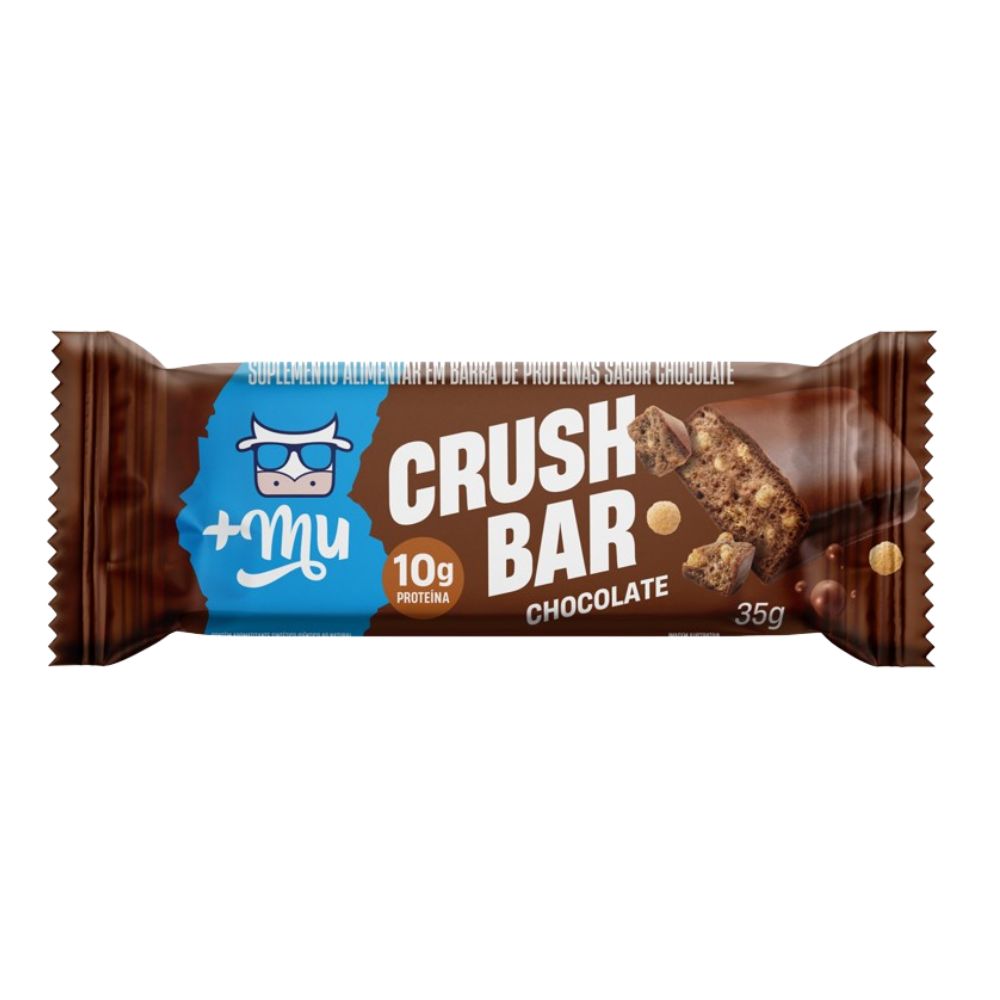 Barra de Proteína Chocolate Crush Bar +Mu 35g