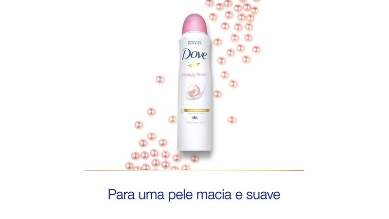 Desodorante Aerosol Beauty Finish Dove 89g | Mambo Supermercado