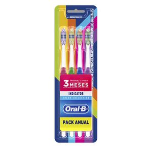 Escova Dental Indicator Color Collection Oral-B 4 Unidades