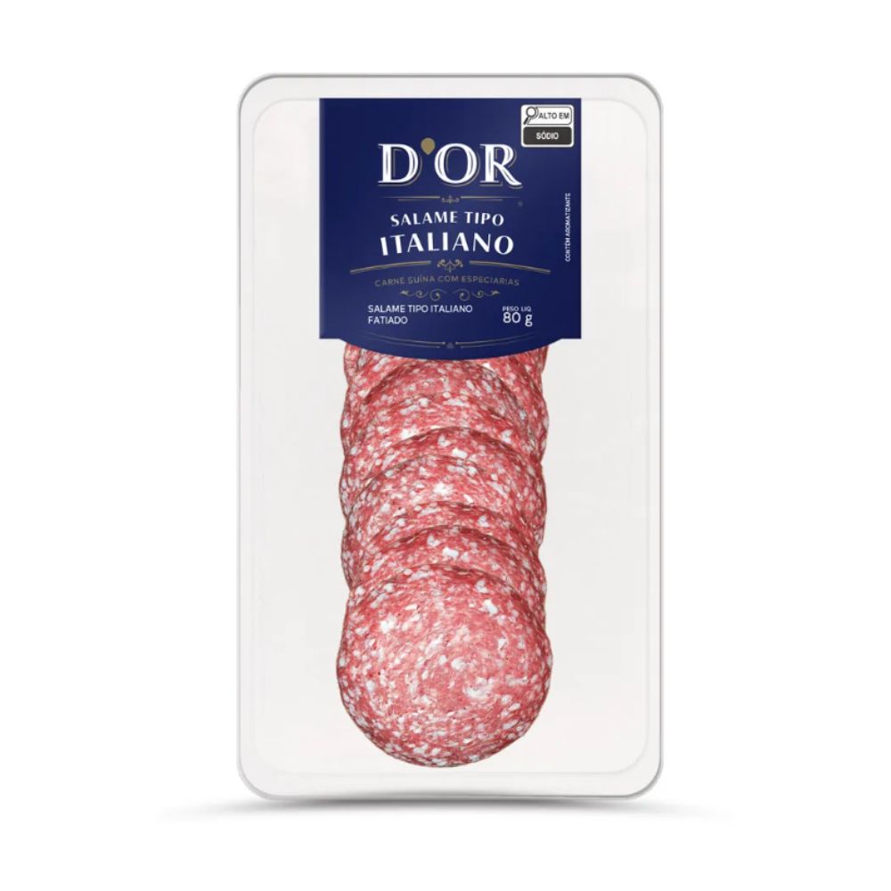 Salame Tipo Italiano Fatiado Dor