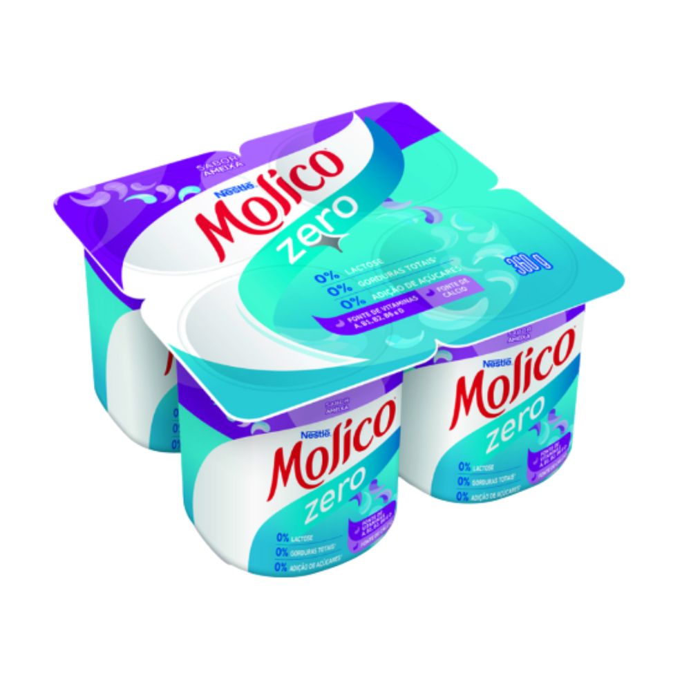 Iogurte Ameixa Sem Lactose Molico 360g com 4 Unidades |Mambo