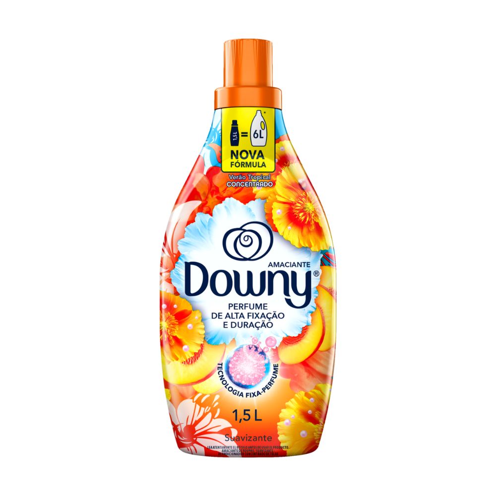 Amaciante Concentrado Verão Tropical Downy 1,5L |Mambo Supermercado São ...