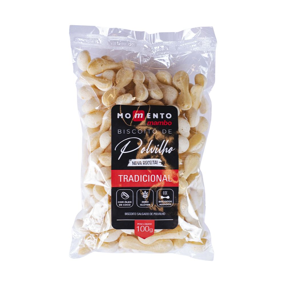 Biscoito de Polvilho Tradicional Momento Mambo 100g