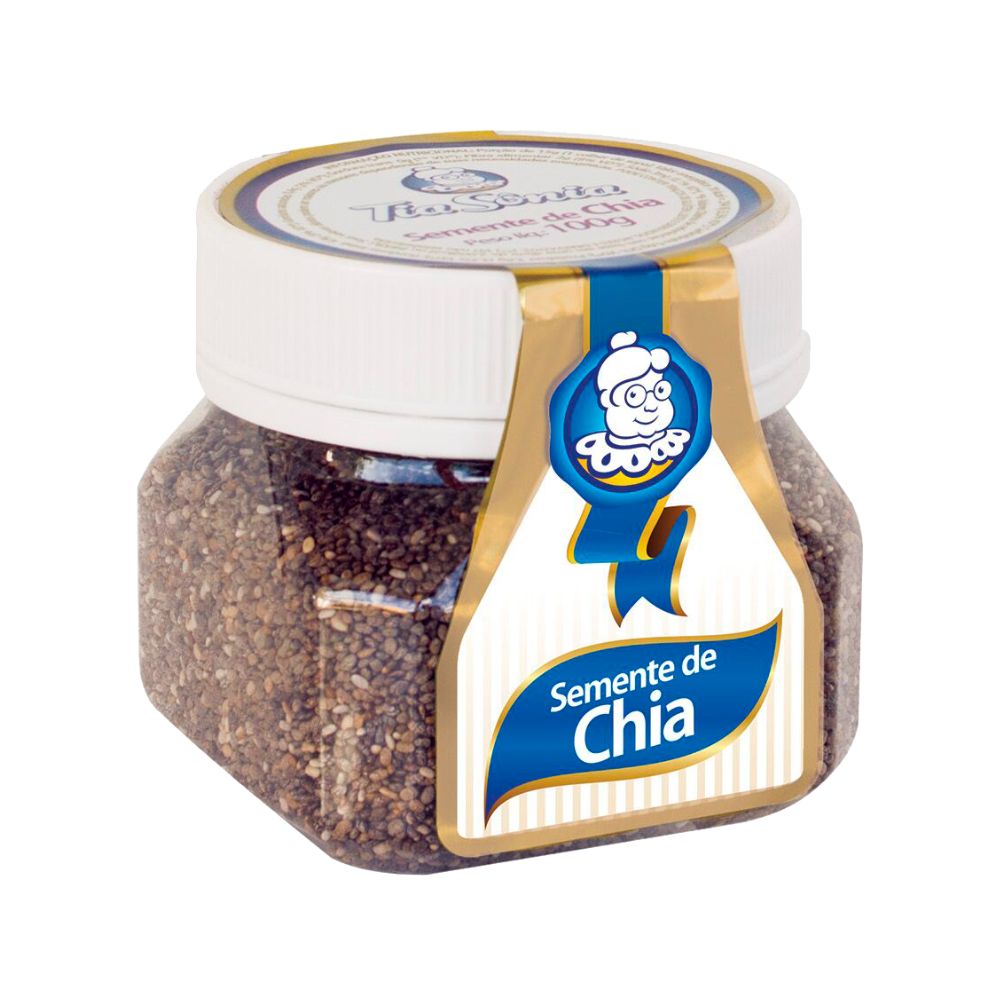 Semente de Chia Tia Sônia Pote com 100g