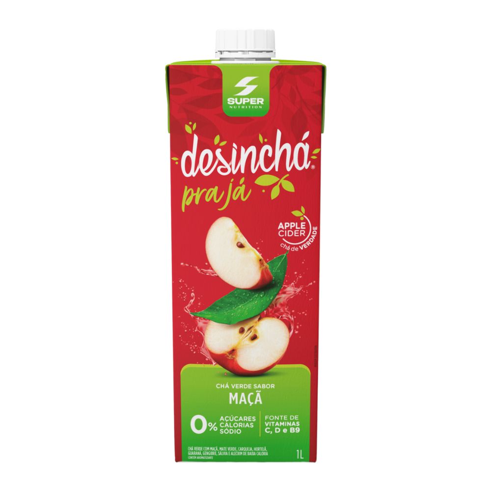 CHA VERDE DESINCHA 1L- MAÇÃ
