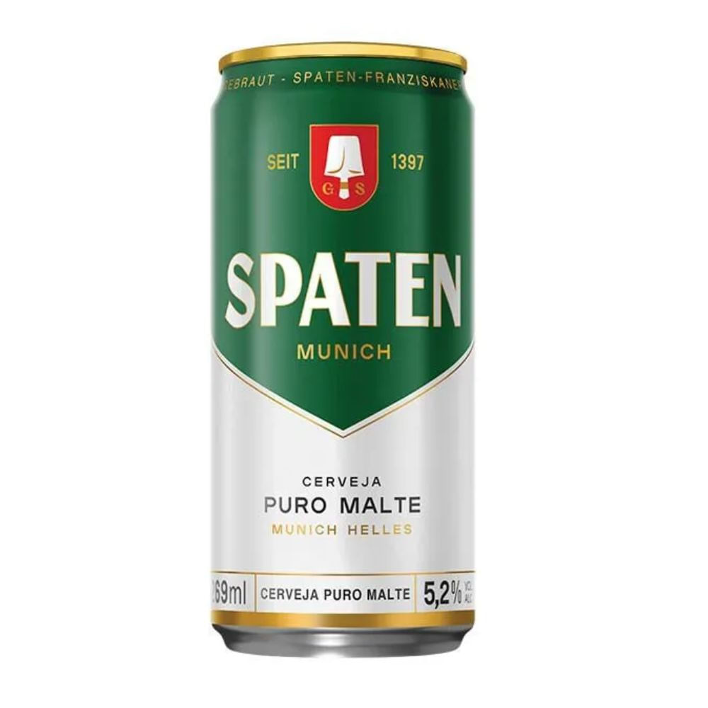 Cerveja Puro Malte Spaten Lata com 269ml